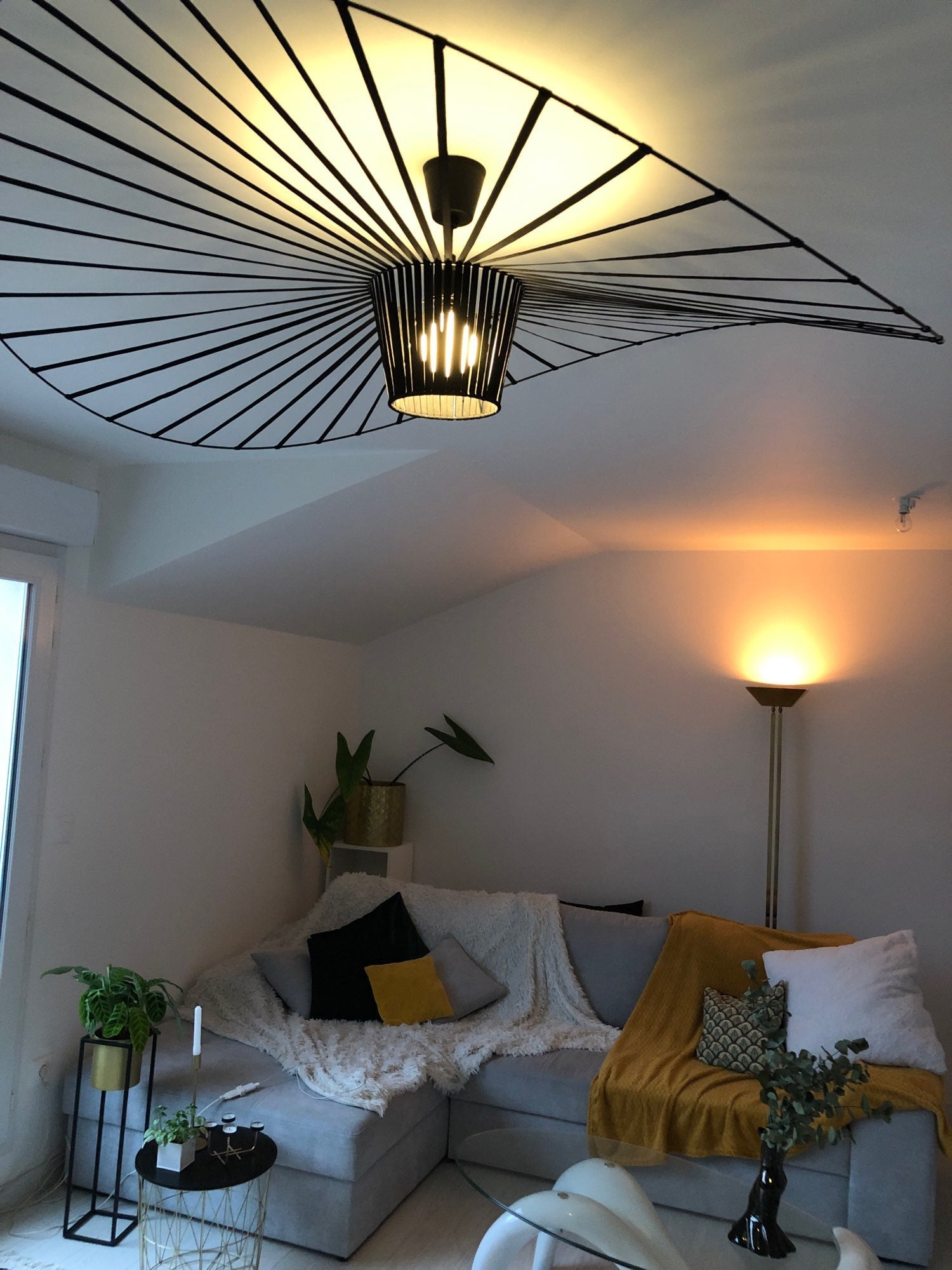 Vertigo Pendant Light Fixture - Modern Adjustable Hanging Lamp for Dining Room, Kitchen, and Living Spaces