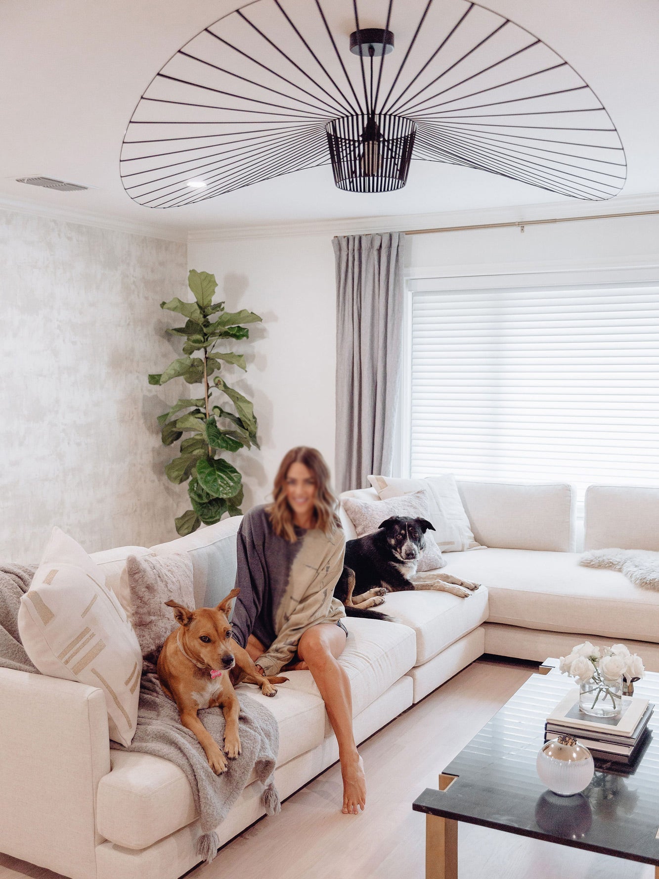 Vertigo Pendant Light Fixture - Modern Adjustable Hanging Lamp for Dining Room, Kitchen, and Living Spaces