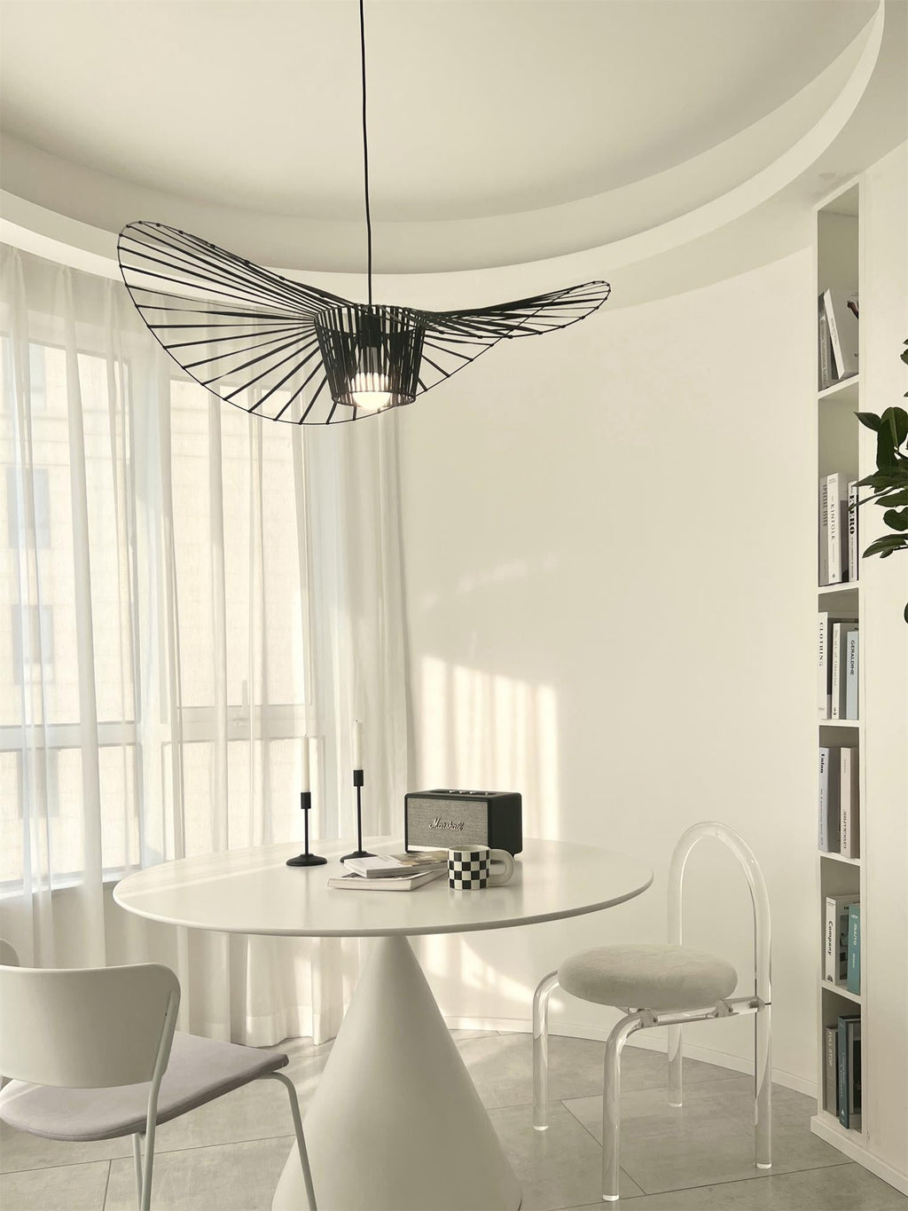 Vertigo Pendant Light Fixture - Modern Adjustable Hanging Lamp for Dining Room, Kitchen, and Living Spaces