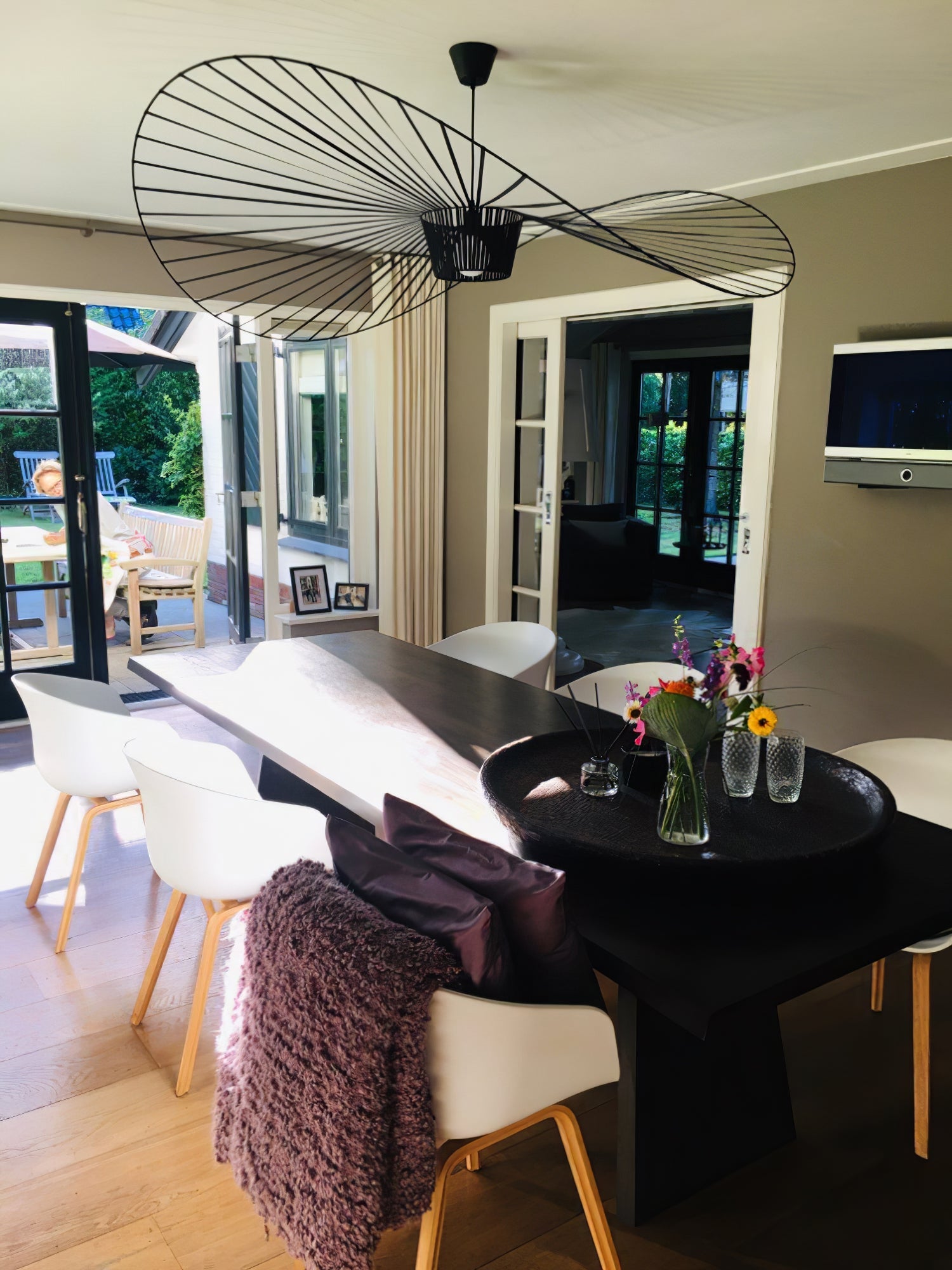 Vertigo Pendant Light Fixture - Modern Adjustable Hanging Lamp for Dining Room, Kitchen, and Living Spaces