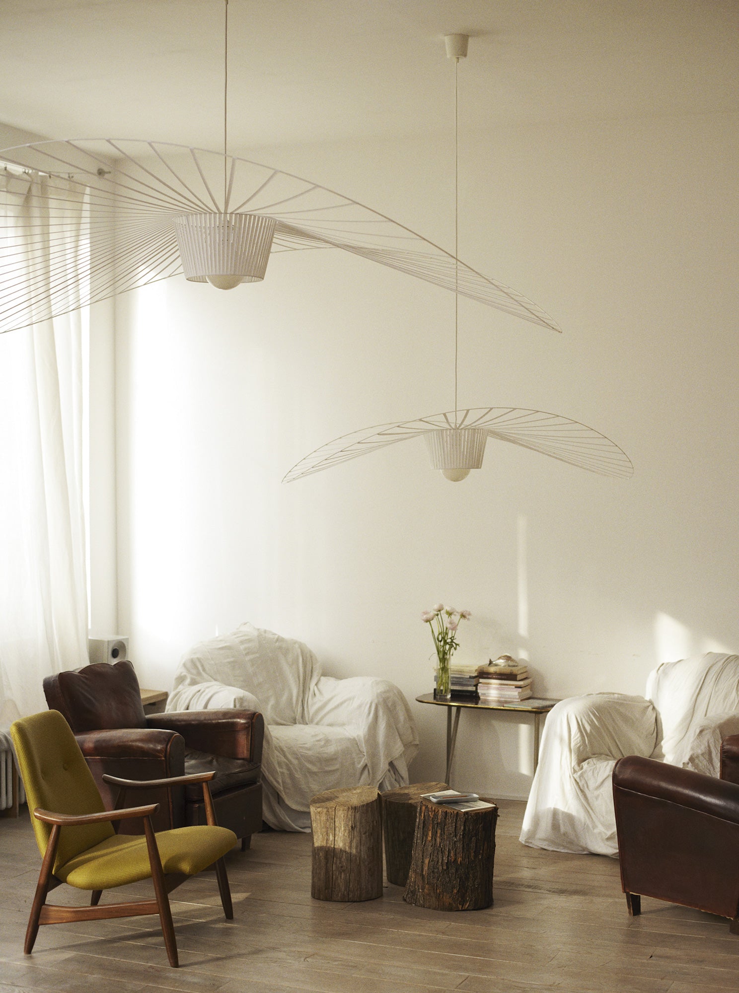 Vertigo Pendant Light Fixture - Modern Adjustable Hanging Lamp for Dining Room, Kitchen, and Living Spaces