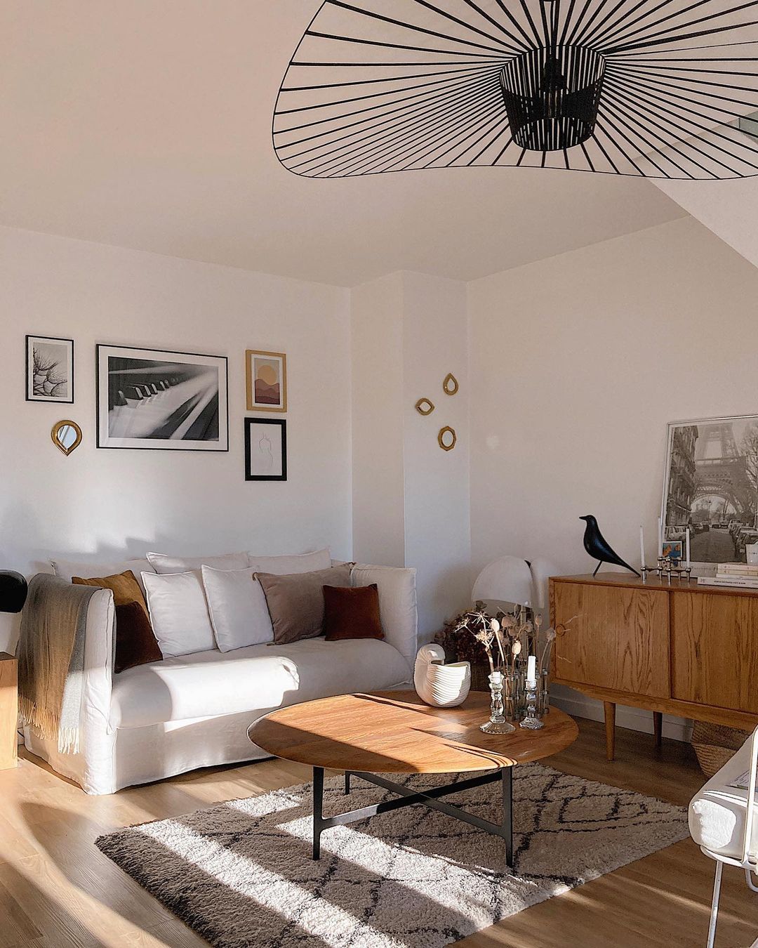 Vertigo Pendant Light Fixture - Modern Adjustable Hanging Lamp for Dining Room, Kitchen, and Living Spaces