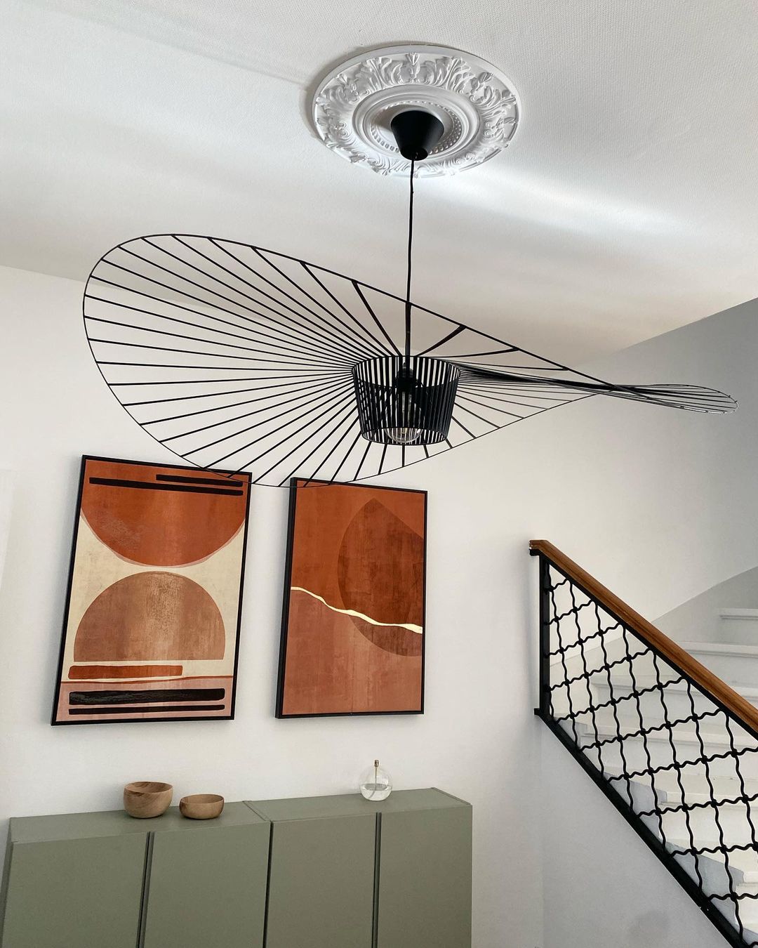 Vertigo Pendant Light Fixture - Modern Adjustable Hanging Lamp for Dining Room, Kitchen, and Living Spaces