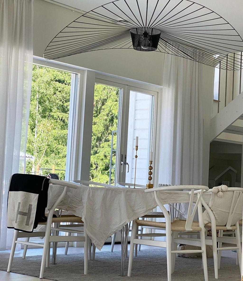 Vertigo Pendant Light Fixture - Modern Adjustable Hanging Lamp for Dining Room, Kitchen, and Living Spaces