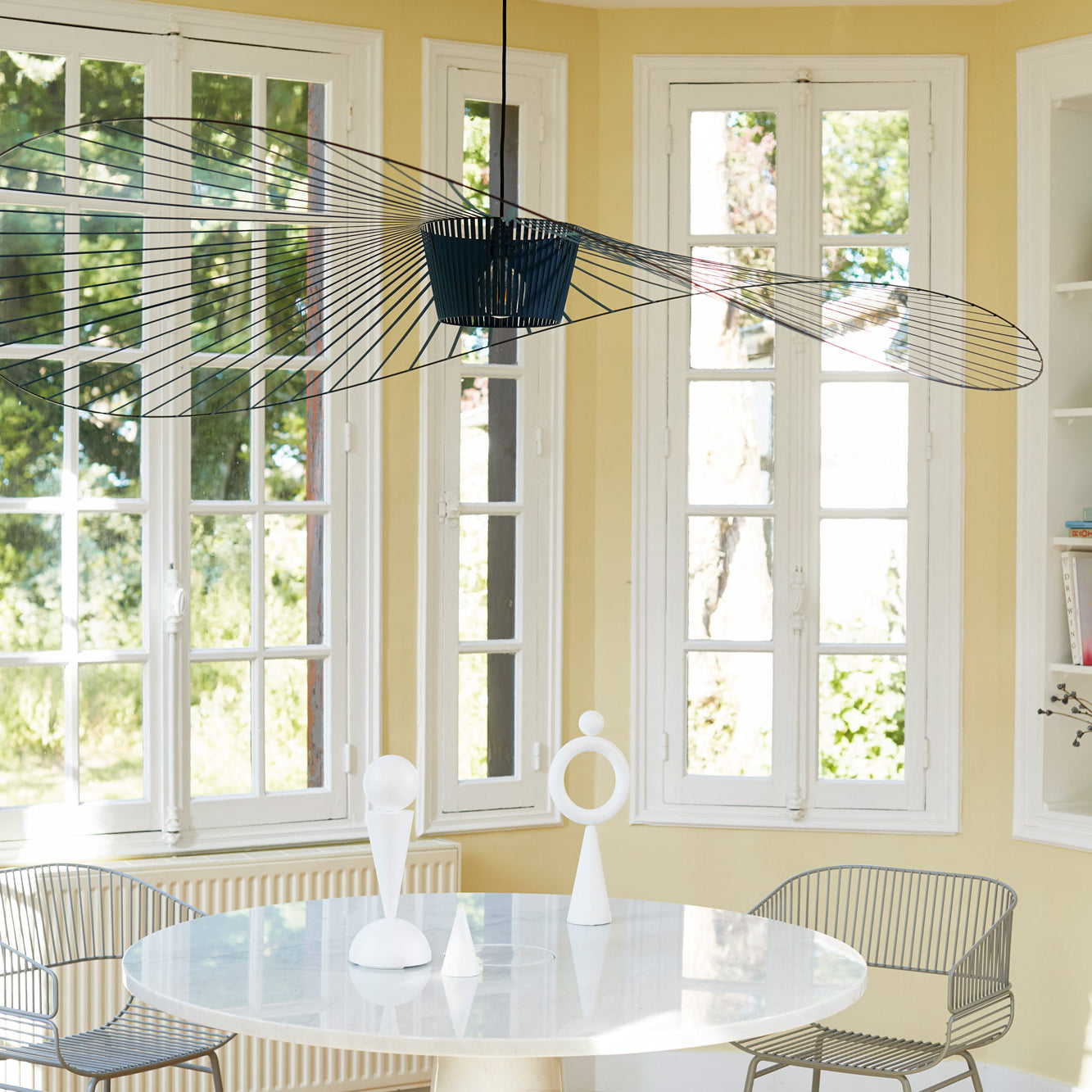 Vertigo Pendant Light Fixture - Modern Adjustable Hanging Lamp for Dining Room, Kitchen, and Living Spaces