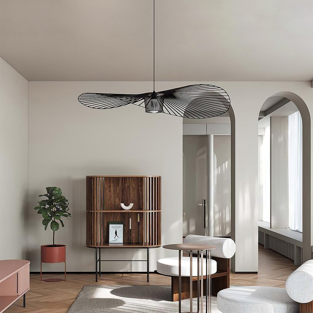 Vertigo Pendant Light Fixture - Modern Adjustable Hanging Lamp for Dining Room, Kitchen, and Living Spaces