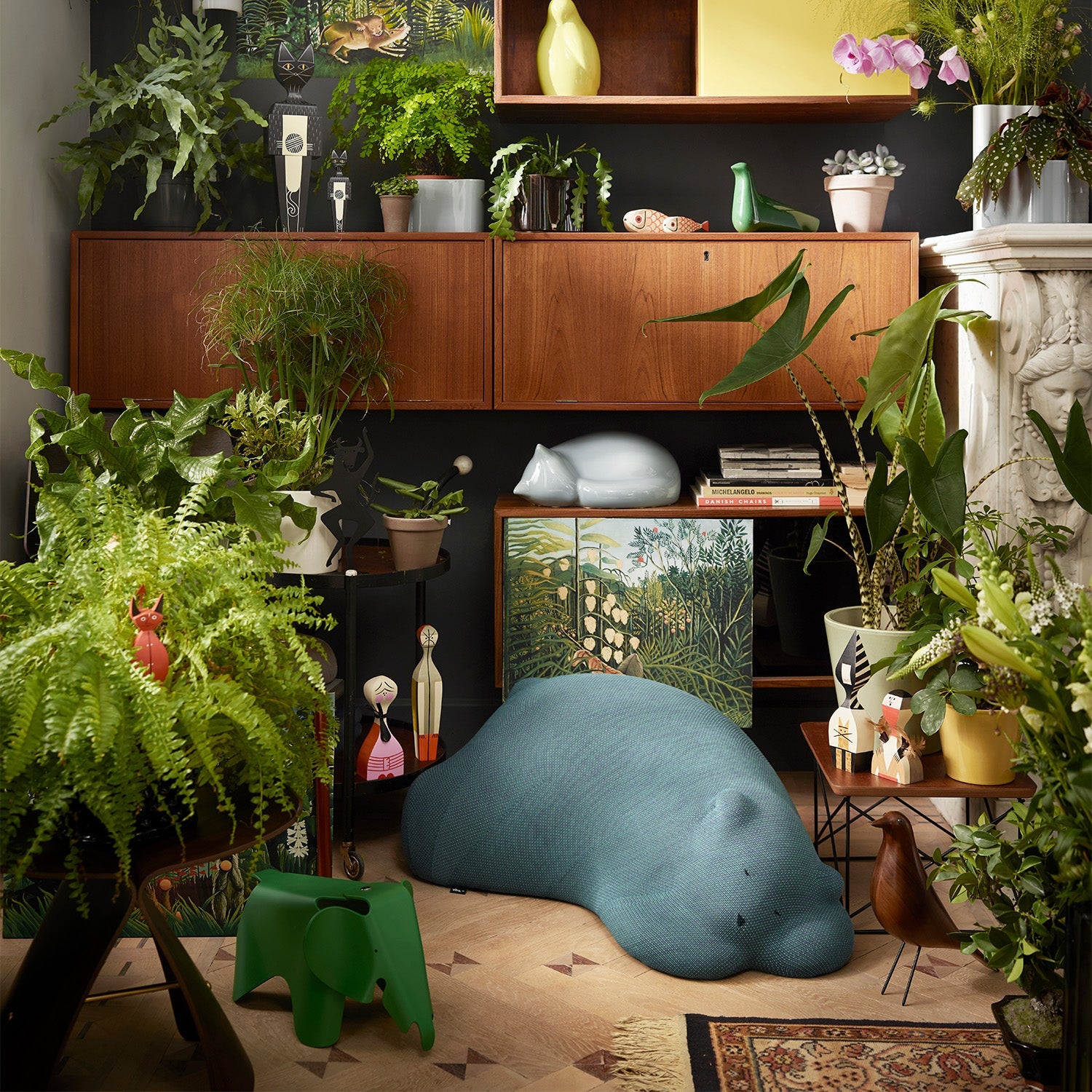 Vitra Butterfly Stool - Modern Wooden Accent Stool for Living Room & Home Decor