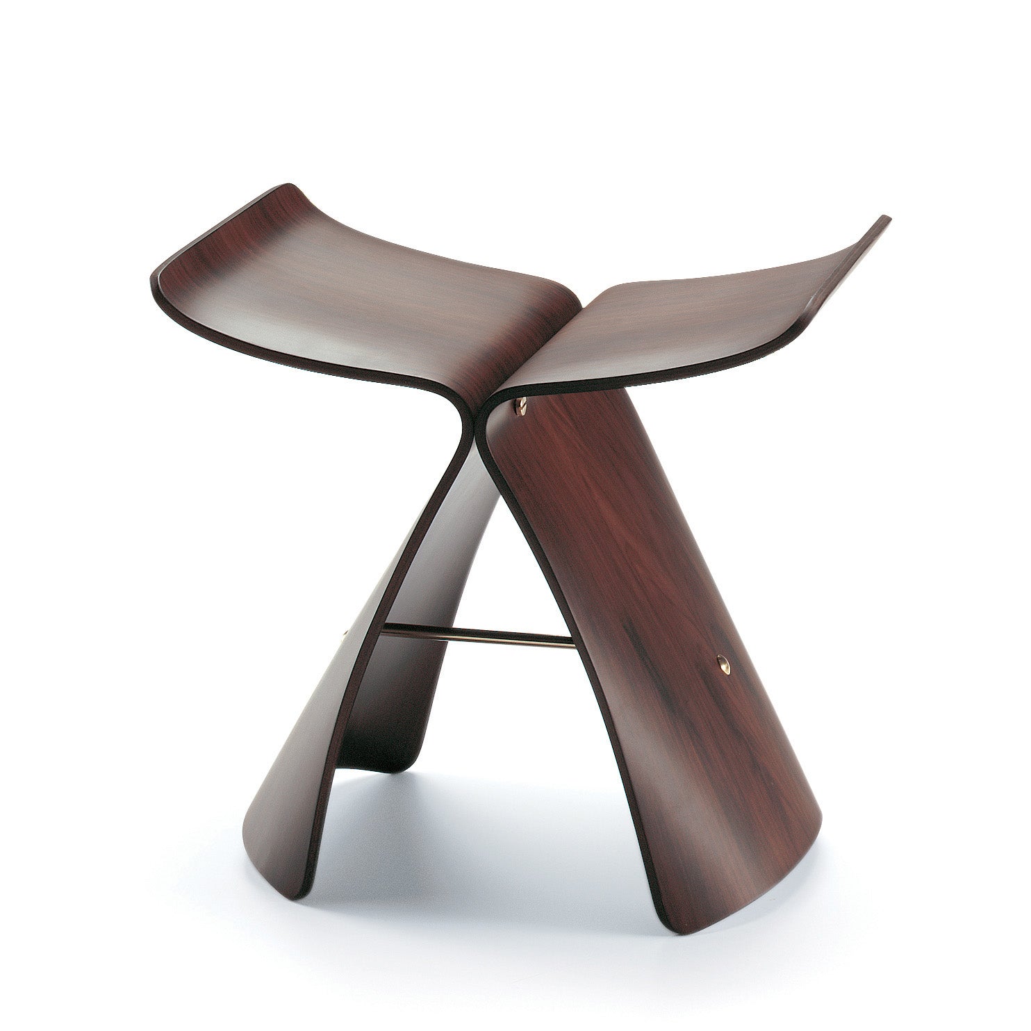 Vitra Butterfly Stool - Modern Wooden Accent Stool for Living Room & Home Decor