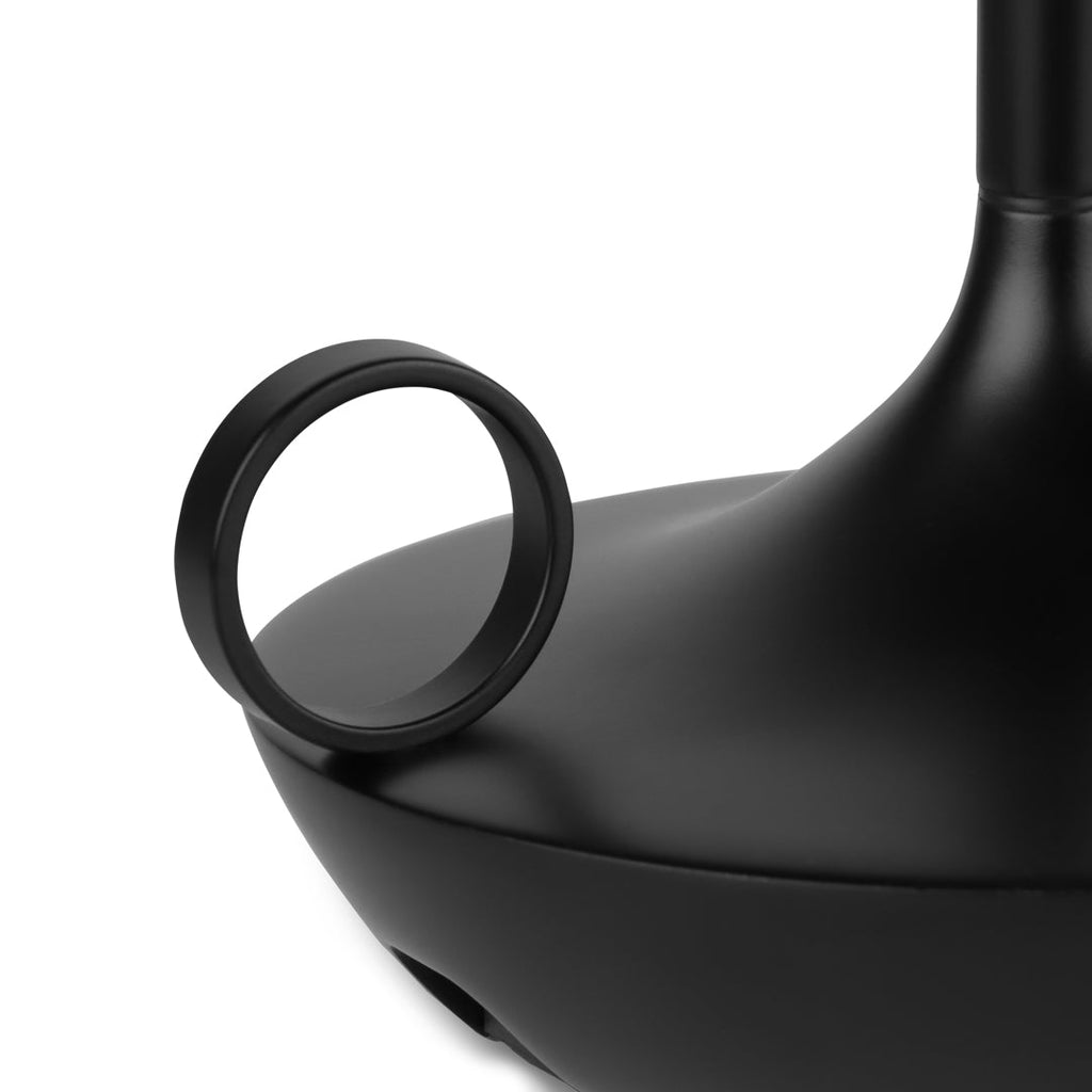 Gray Portable LED Table Lamp with Adjustable Brightness for Indoor and Outdoor Use