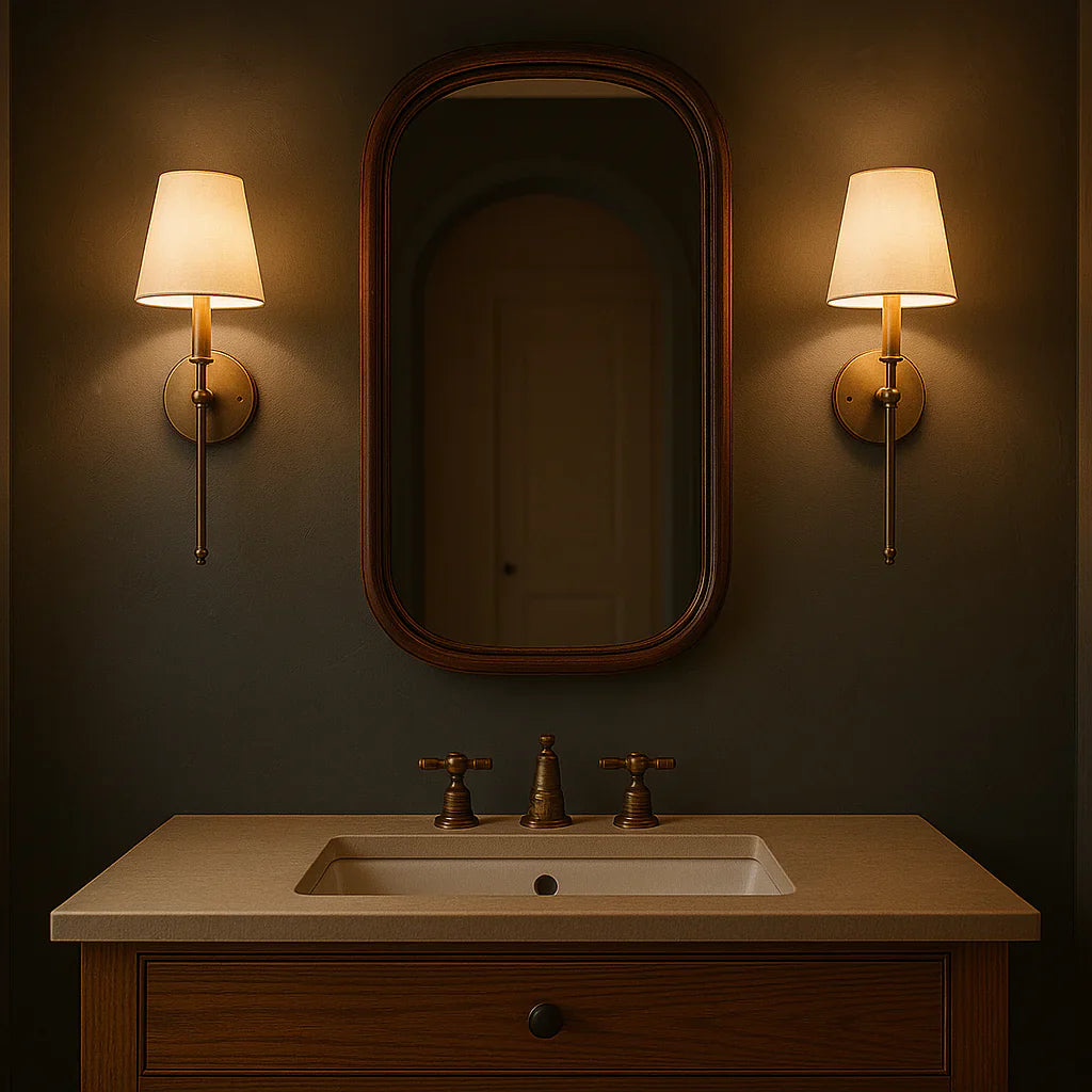 LED Wireless Fabric Wall Light Set of 2 with Free Bulbs - Modern Wall Sconces for Living Room, Bedroom, and Hallway Lighting