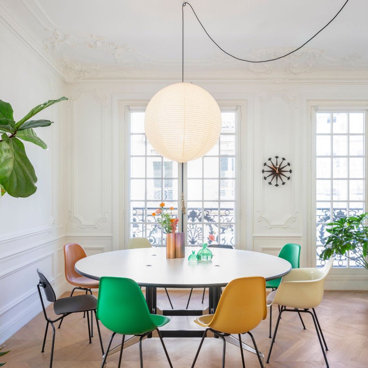 LED Pendant Swag Light Fixture - Modern Hanging Lamp for Living Room, Bedroom & Dining Room Lighting