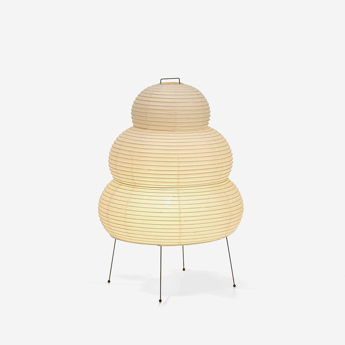 Japanese Paper Table Lamp - Minimalist Design for Living Room & Bedroom Lighting