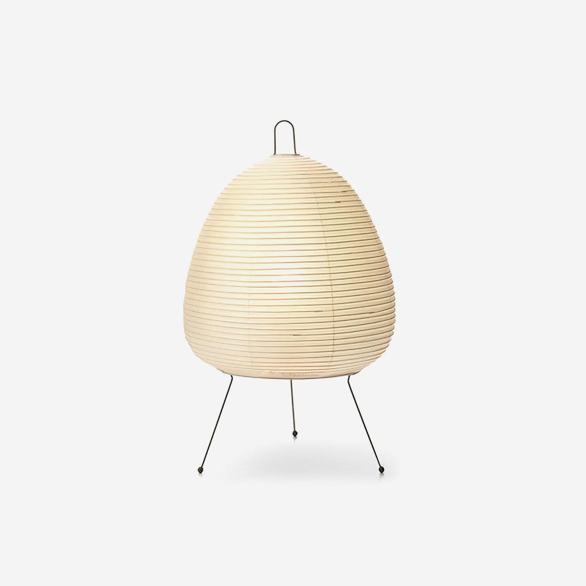 Japanese Paper Table Lamp - Minimalist Design for Living Room & Bedroom Lighting