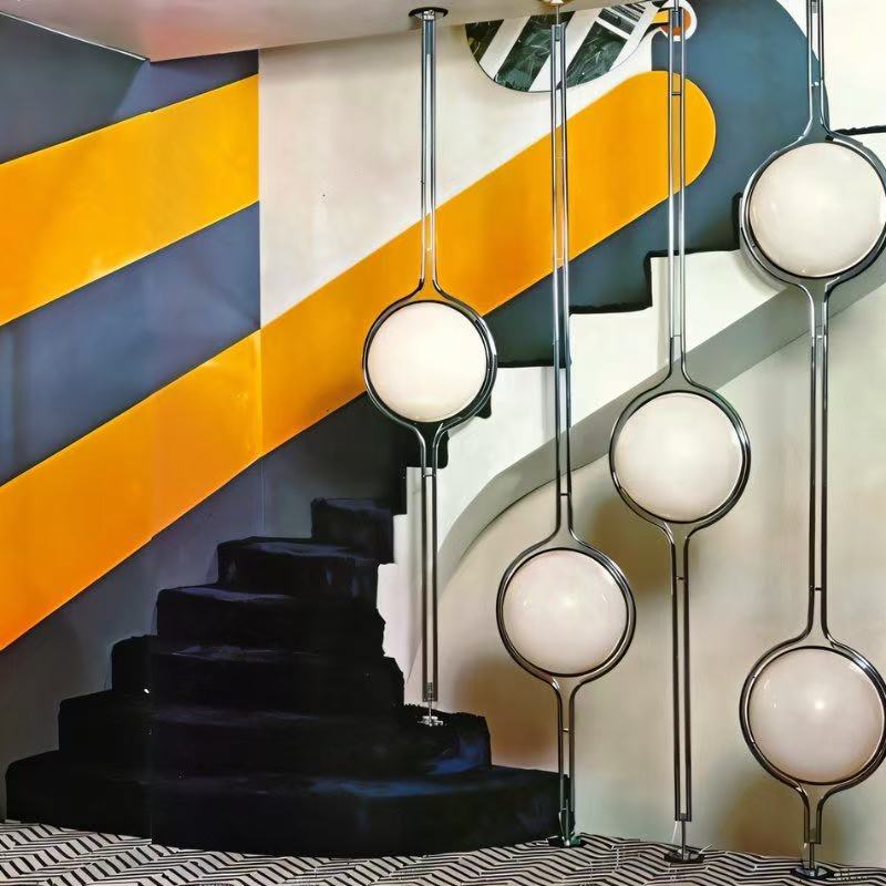 LED Floor to Ceiling Lamp - Adjustable Height Modern Lighting for Living Room & Bedroom Decor