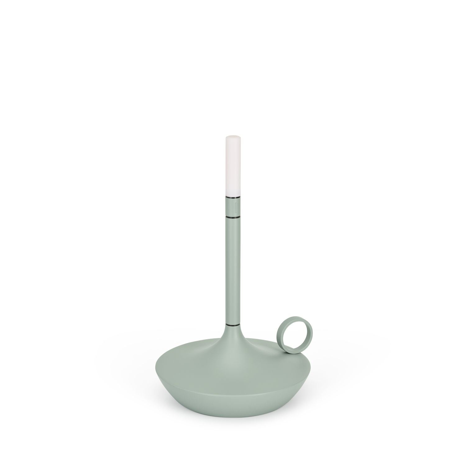 Gray Portable LED Table Lamp with Adjustable Brightness for Indoor and Outdoor Use