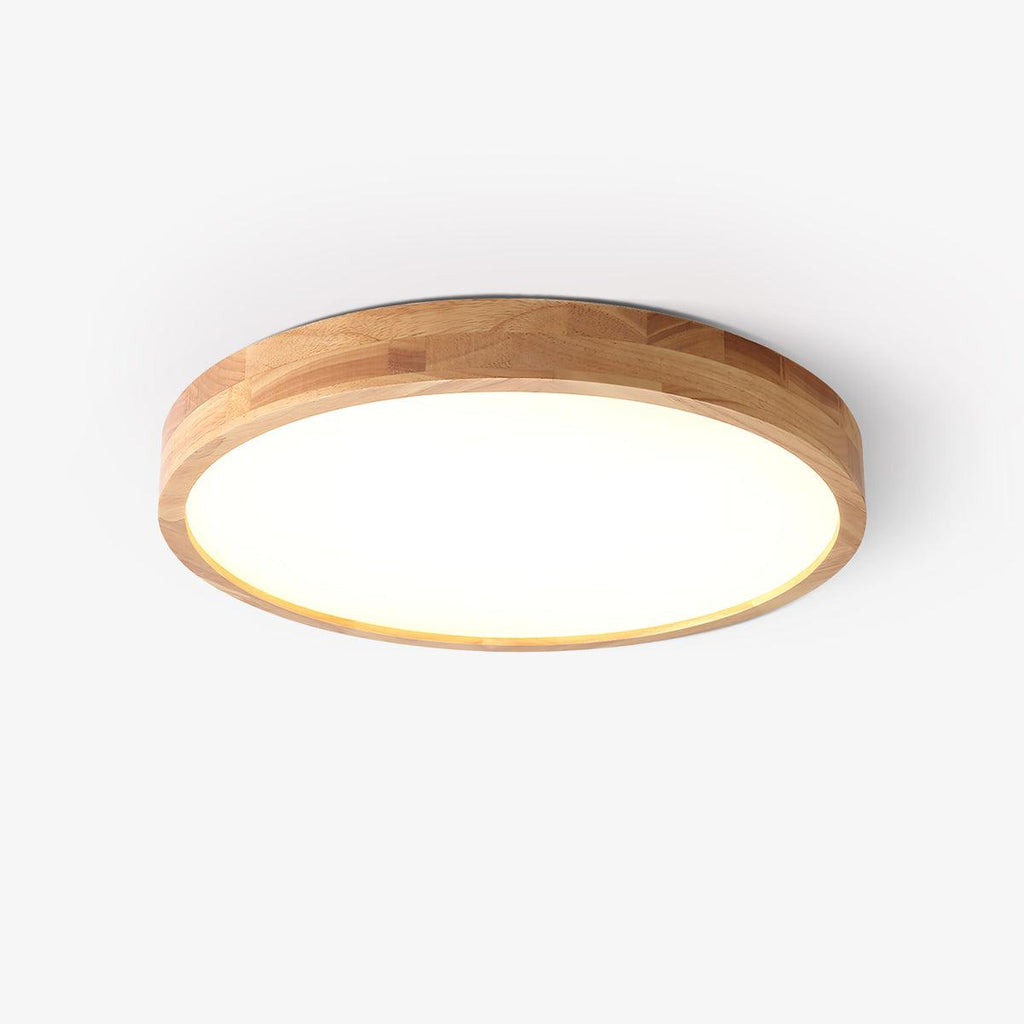Wooden Geometric Ceiling Light | Adjustable LED, Natural Wood & Acrylic Shades for Modern Home Decor