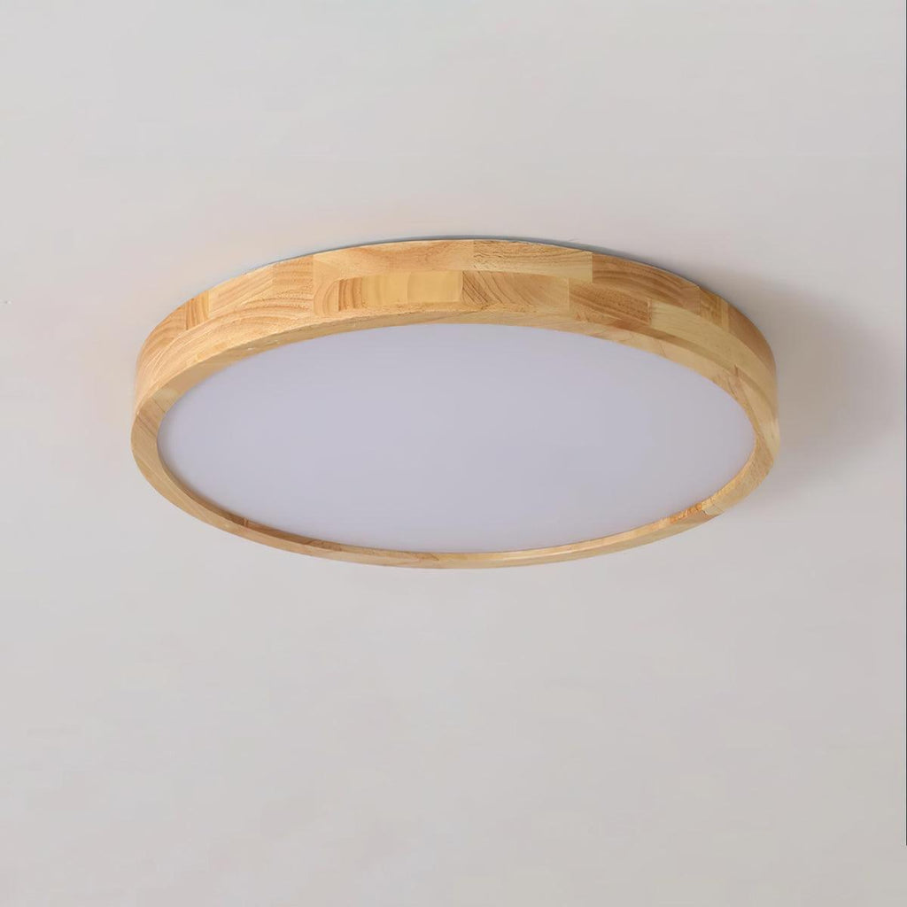Wooden Geometric Ceiling Light | Adjustable LED, Natural Wood & Acrylic Shades for Modern Home Decor