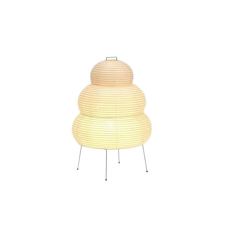 Japanese Paper Table Lamp - Minimalist Design for Living Room & Bedroom Lighting