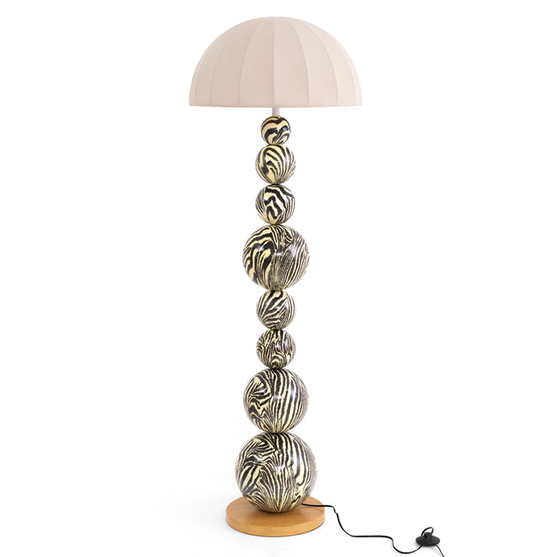 LED Zebra Floor Lamp with Adjustable Height and Unique Design for Living Room & Bedroom Lighting