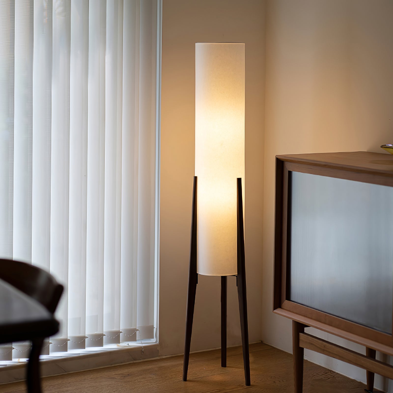 LED Floor Lamp with Adjustable Brightness and Modern Design for Living Room & Bedroom Lighting