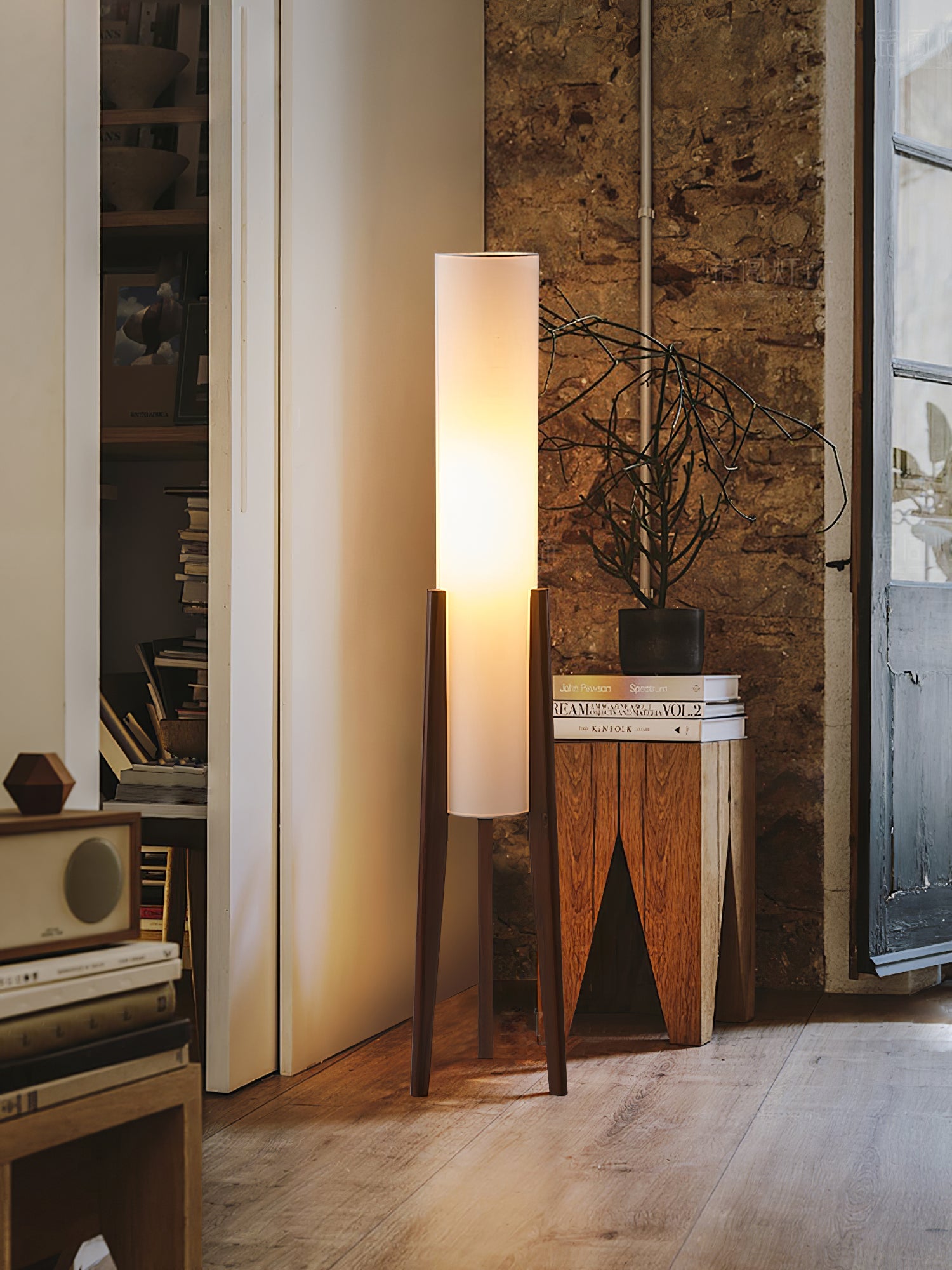 LED Floor Lamp with Adjustable Brightness and Modern Design for Living Room & Bedroom Lighting