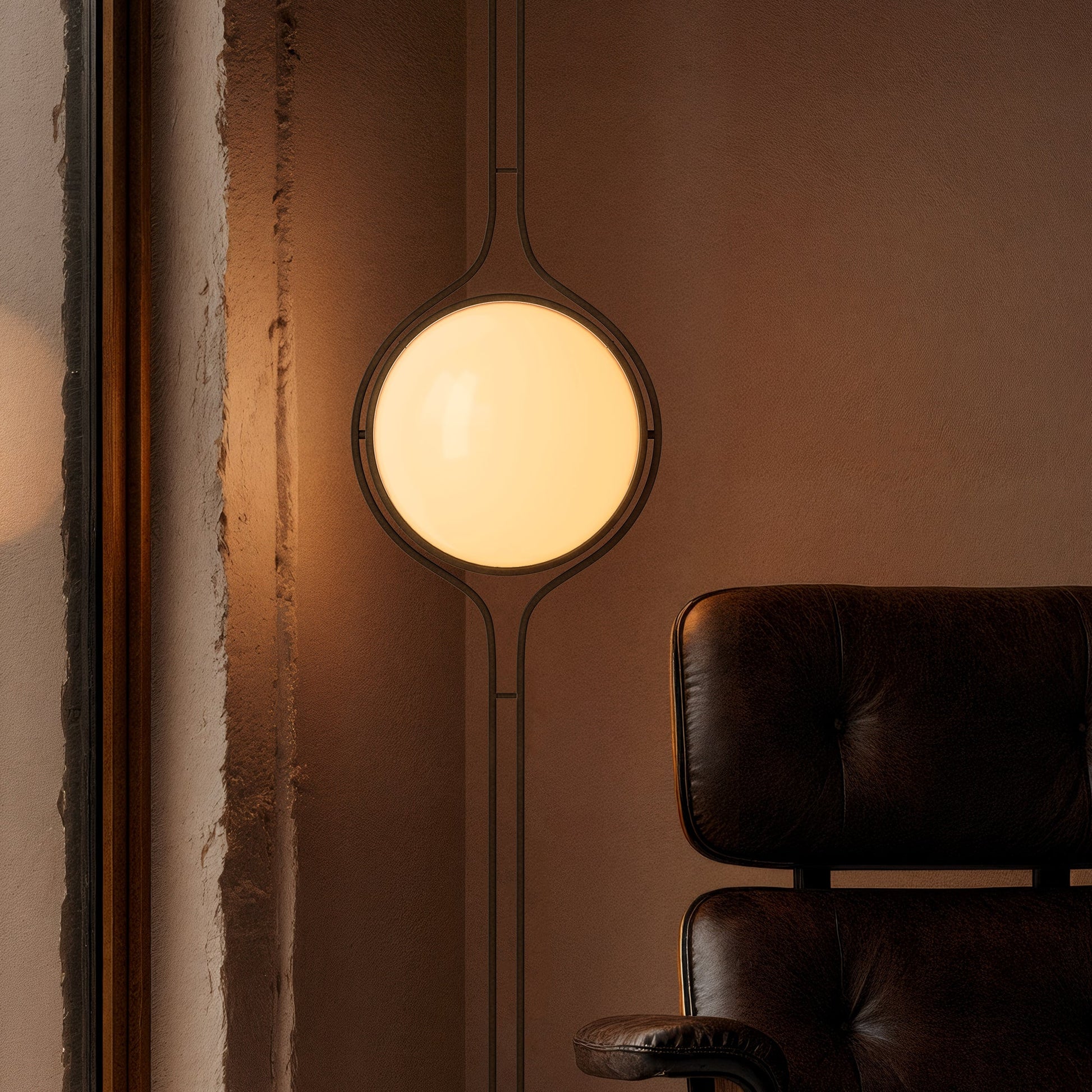 Floor-to-Ceiling Lamp | Adjustable Height, Acrylic Balls & Modern Design for Living Room or Home Office