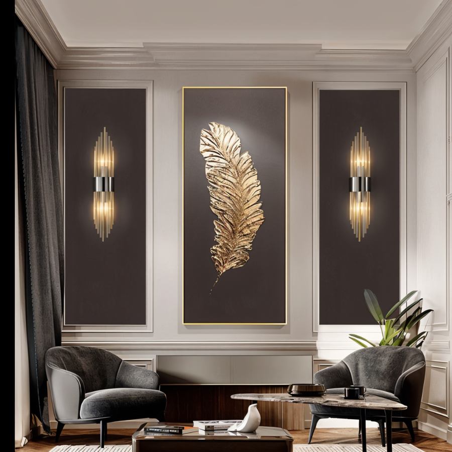 LED Wall Lamp - Modern Adjustable Fixture for Living Room & Bedroom Lighting