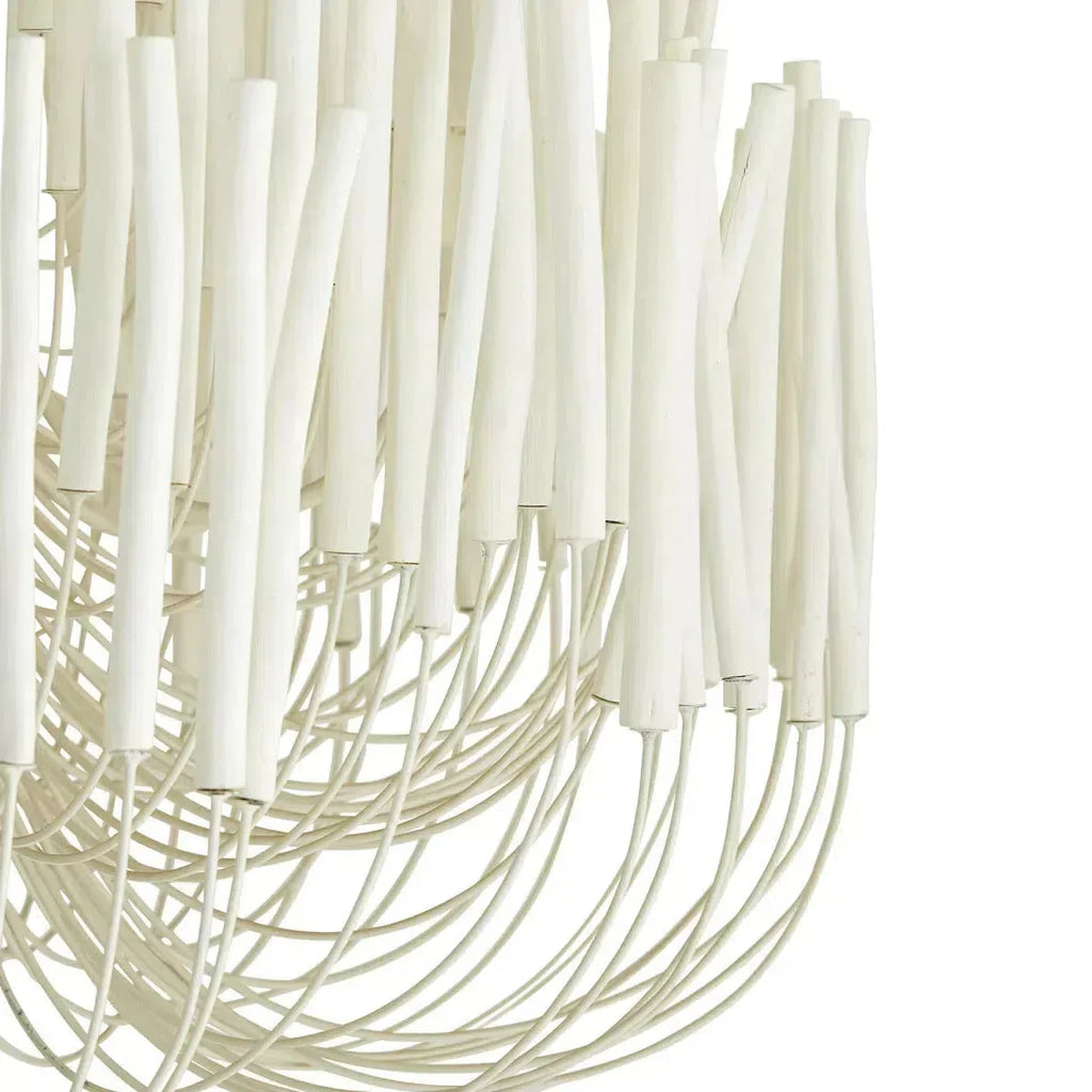 21" Wide Chandelier - Modern 36" Hanging Light Fixture for Dining Room & Entryway