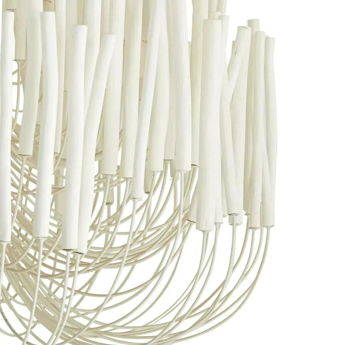 21" Wide Chandelier - Modern 36" Hanging Light Fixture for Dining Room & Entryway