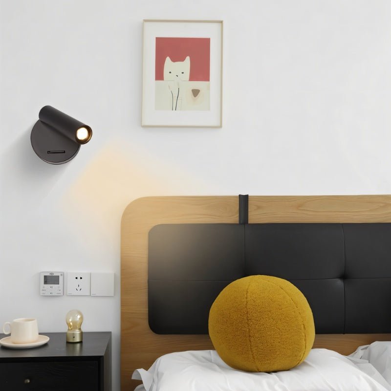 LED Bedside Reading Lamp with Adjustable Brightness and Touch Control for Nightstand & Bedroom Use