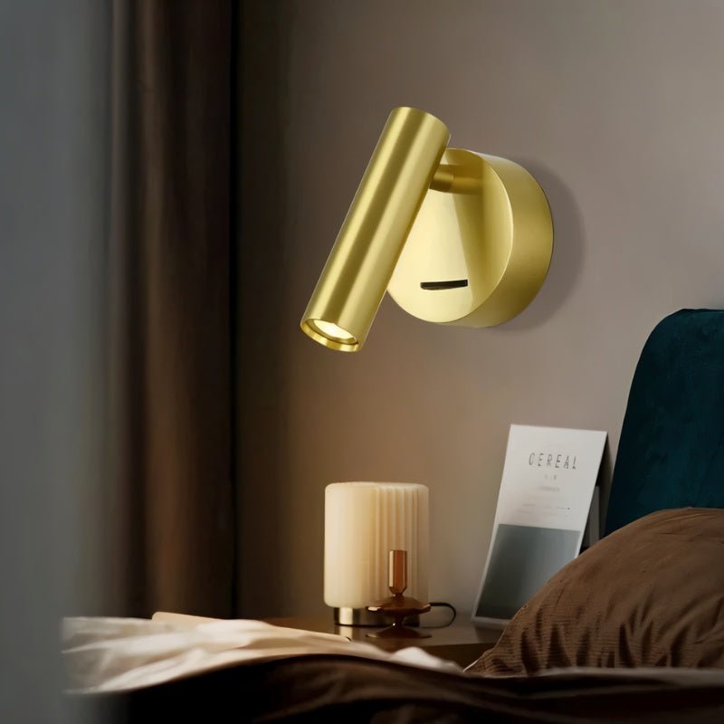 LED Bedside Reading Lamp with Adjustable Brightness and Touch Control for Nightstand & Bedroom Use
