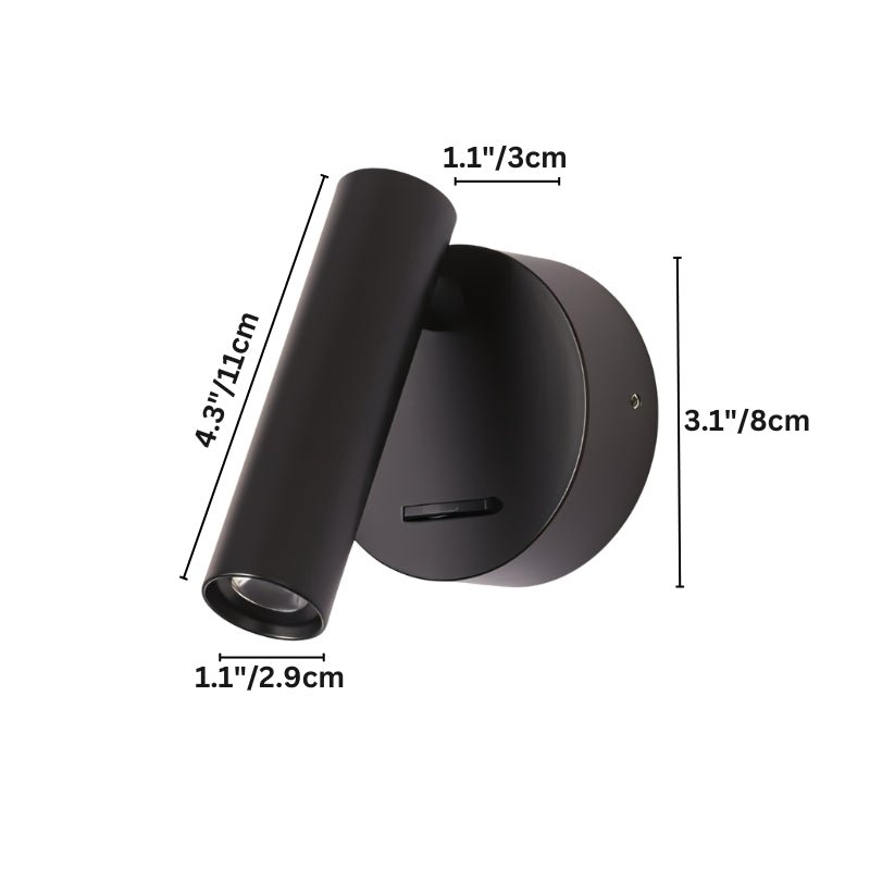 LED Bedside Reading Lamp with Adjustable Brightness and Touch Control for Nightstand & Bedroom Use