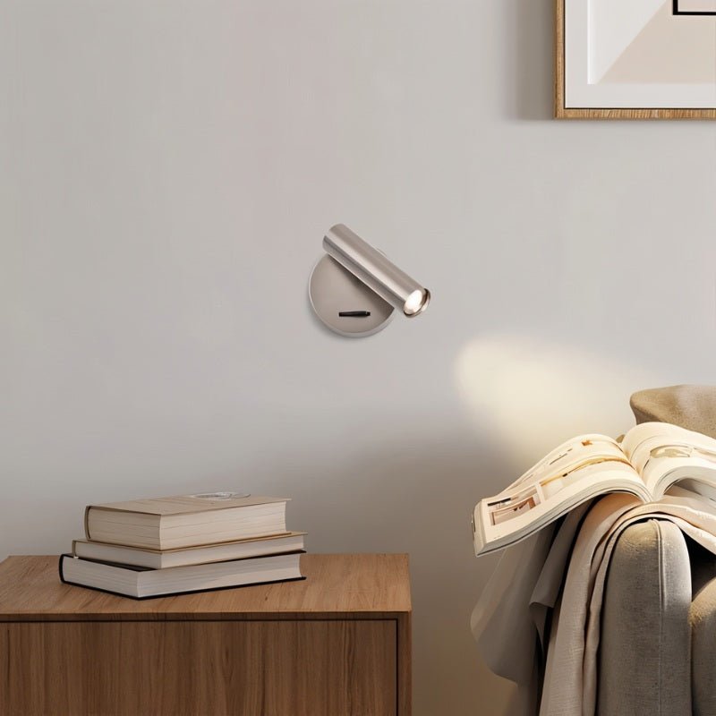 LED Bedside Reading Lamp with Adjustable Brightness and Touch Control for Nightstand & Bedroom Use