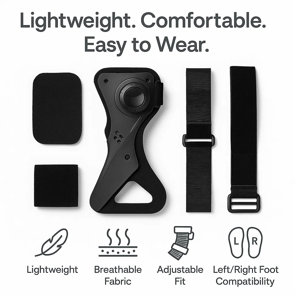 Drop Foot Brace - Ankle Foot Orthosis for Support & Stability