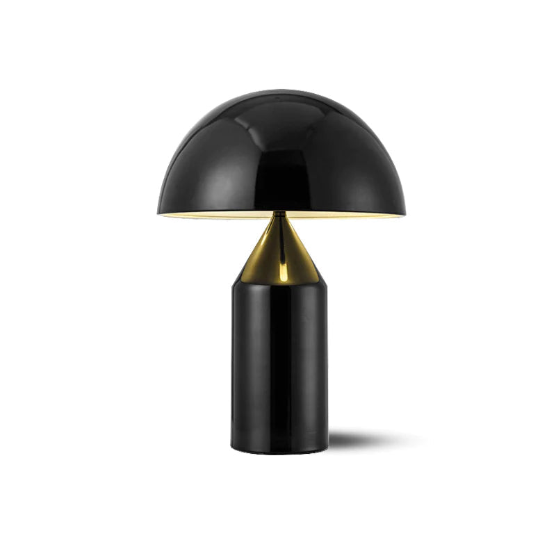 LED Metal Table Lamp - Modern Design with Adjustable Shade for Living Room & Bedroom Lighting
