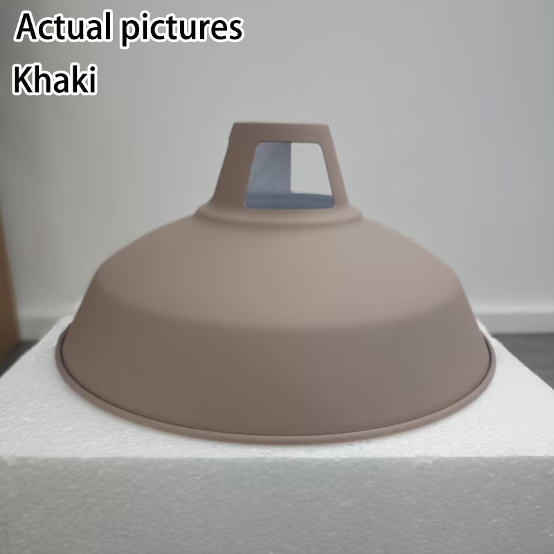 Industrial 1-Light Pendant Light with Colorful Barn Shade for Kitchen, Dining, and Rustic Decor