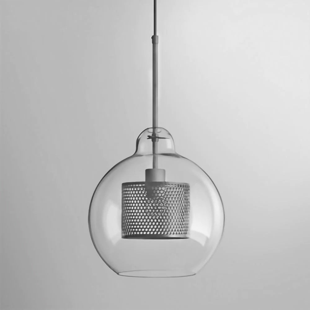 Glass Pendant Light Fixture - Modern Chiswick Design for Kitchen Island & Dining Room Lighting