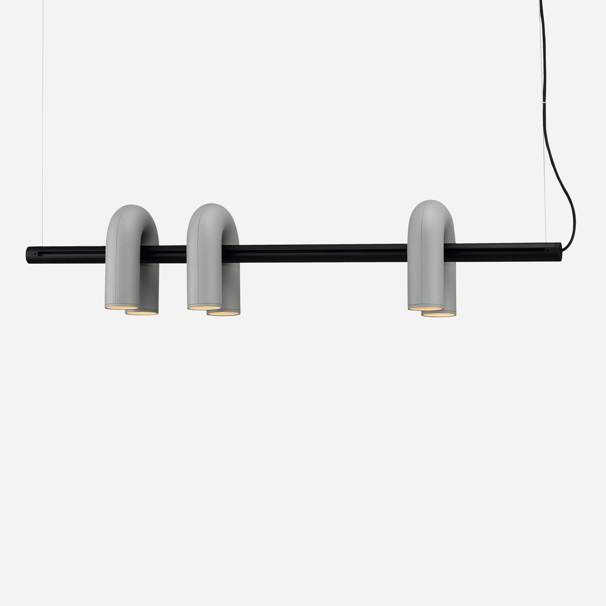 U-Shape LED Chandelier | Adjustable, Multi-Head Design for Modern Indoor Spaces