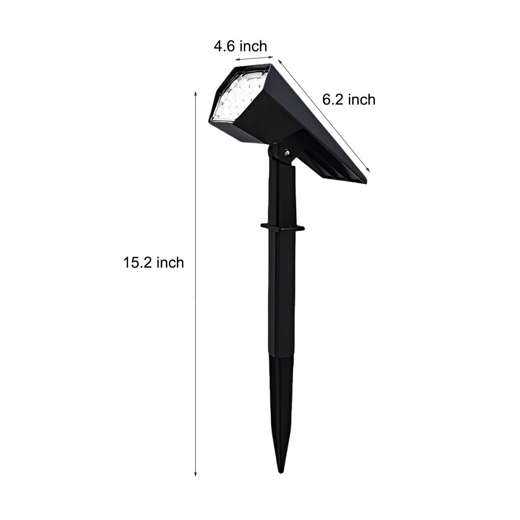 Adjustable Waterproof Multicolor Solar Spot Light for Outdoor Garden, Landscape, and Pathway Illumination