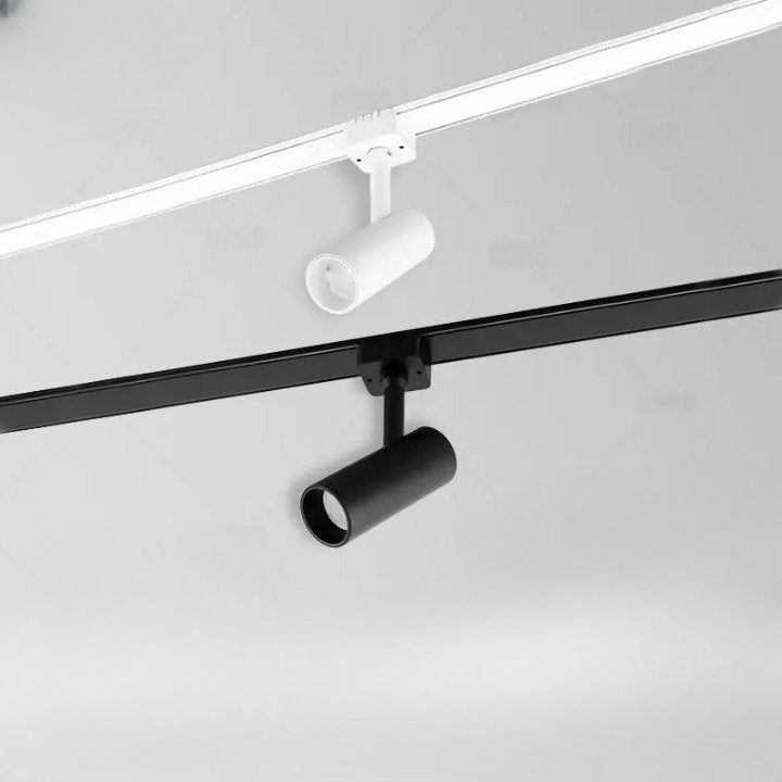 LED Track Lighting System with Adjustable Heads for Home and Office Use