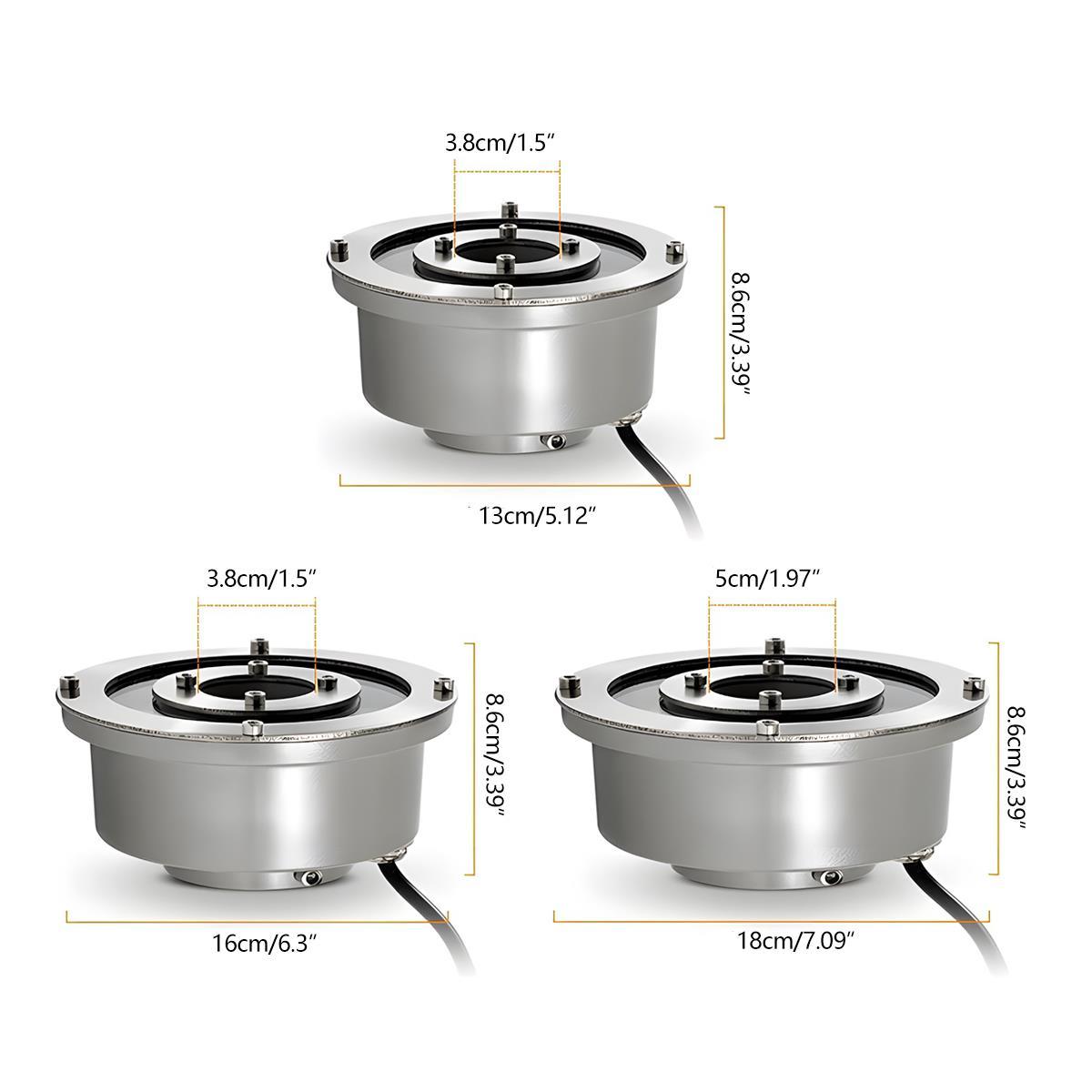 Low Voltage DC24V Waterproof Recessed LED Spot Lights for Outdoor Fountains & Swimming Pools