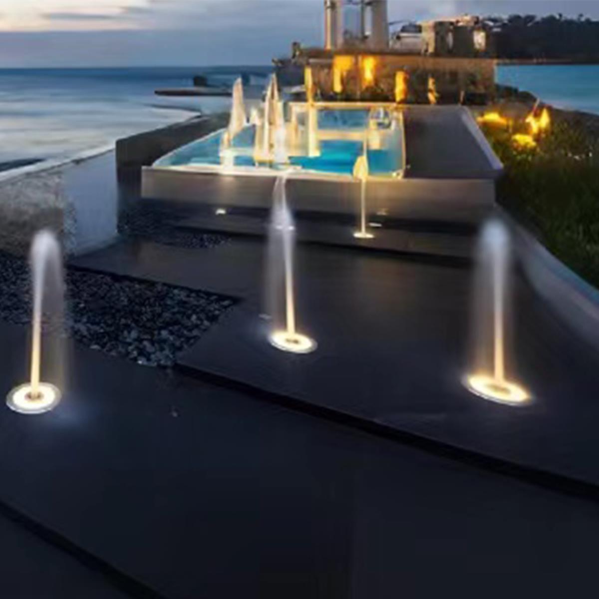 Low Voltage DC24V Waterproof Recessed LED Spot Lights for Outdoor Fountains & Swimming Pools