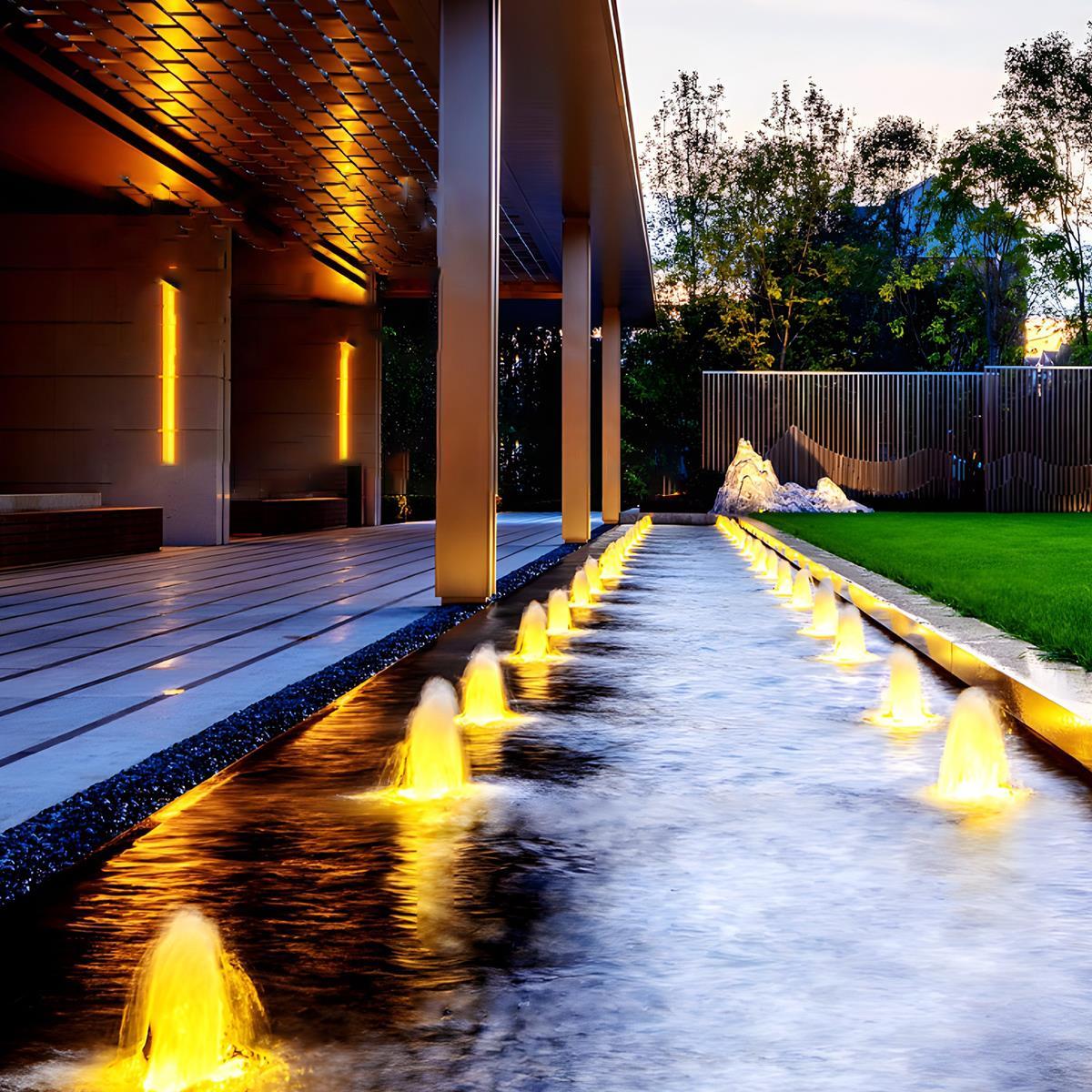 Low Voltage DC24V Waterproof Recessed LED Spot Lights for Outdoor Fountains & Swimming Pools