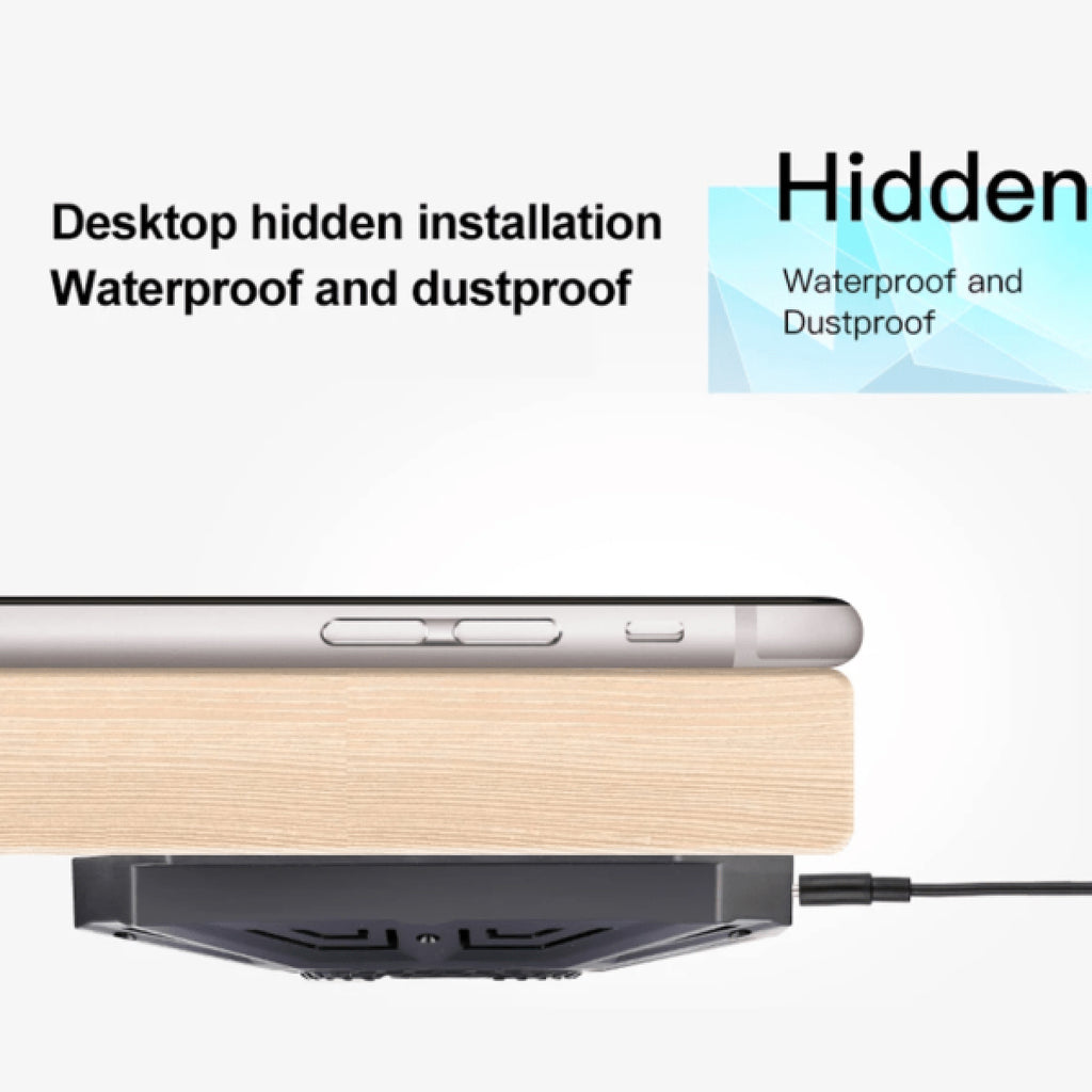 Invisible Long Distance Wireless Charging Invisible Nightstand Charging Table Converter Nightstand Charger for Desktop