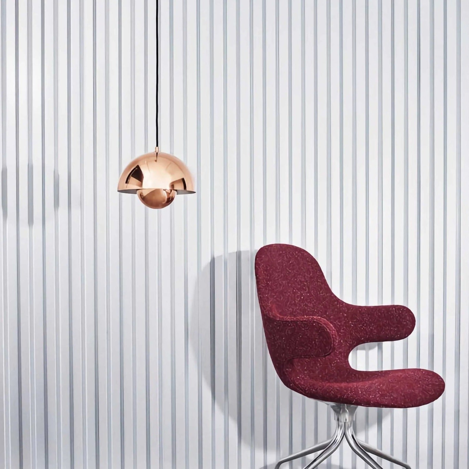 LED Pendant Light Fixture - Flowerpot Design - Modern Hanging Lamp for Dining Room & Kitchen