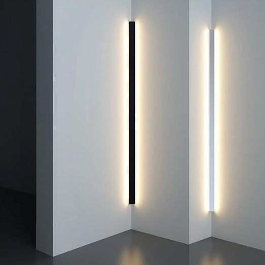 Linear Minimalist Wall Lamp - Modern LED Sconce Fixture for Living Room & Hallway Lighting