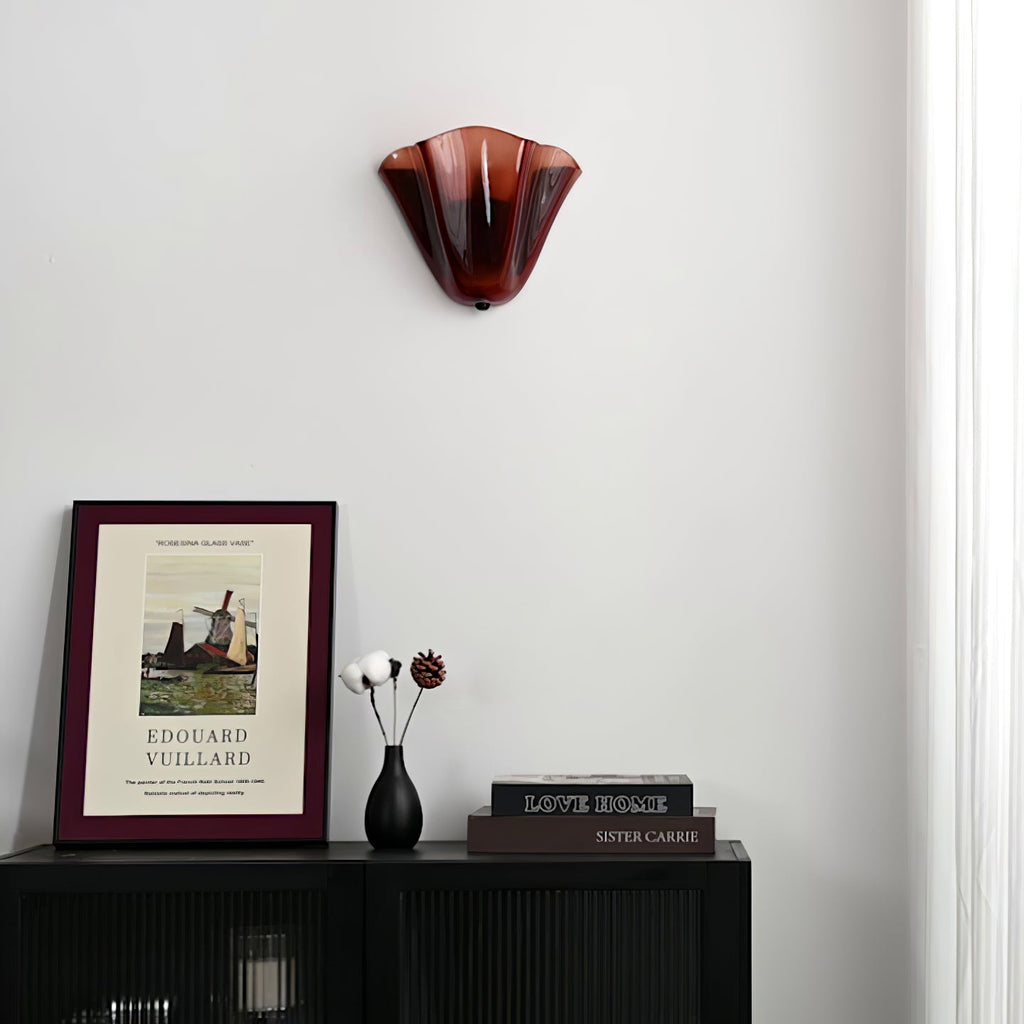 Petalia Wall Light | Soft Curves, Translucent Finish & Ambient Glow for Hallways, Bedrooms & Living Rooms