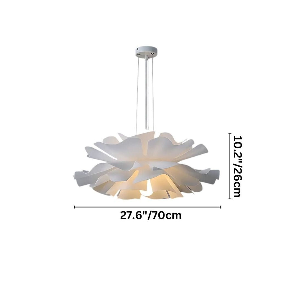 LED Crystal Fleur Chandelier - Elegant Floral Design for Living Room & Dining Room Lighting