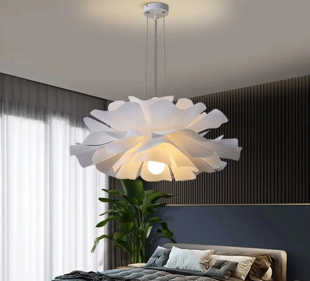 LED Crystal Fleur Chandelier - Elegant Floral Design for Living Room & Dining Room Lighting