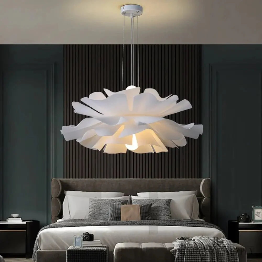 LED Crystal Fleur Chandelier - Elegant Floral Design for Living Room & Dining Room Lighting